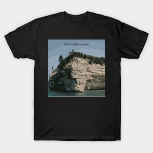 Pictured Rocks Sticker T-Shirt